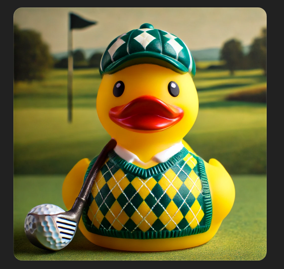 Golfer - Duck